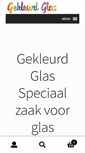 Mobile Screenshot of gekleurdglas.com